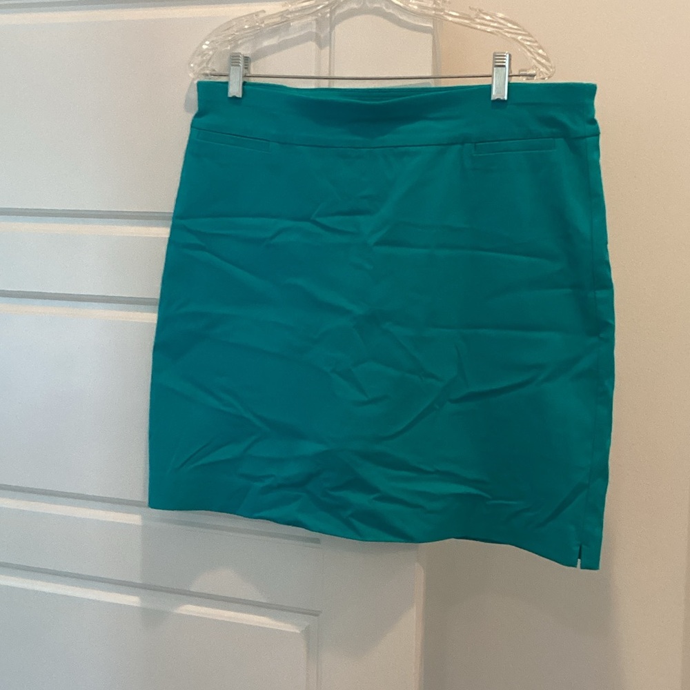 Kim Rogers Vibrant Teal Skort